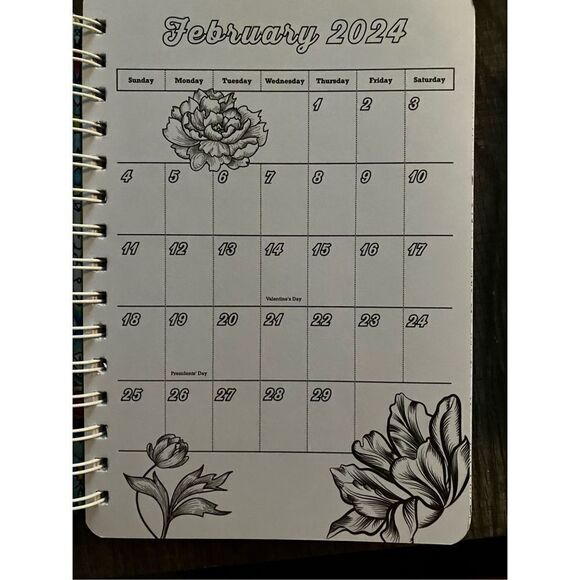 18 Month Planner Inspirational Quotes Coloring Pages & Stickers Office Suppl - Picture 9 of 10